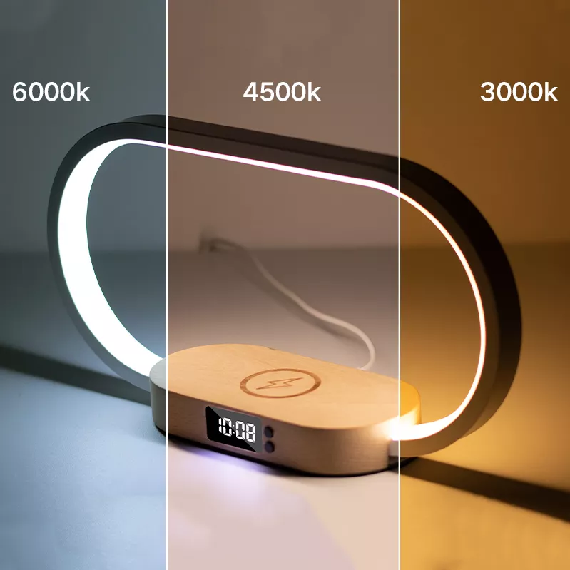 32059-251f0f.webp Multifunction Wireless Charging Hub: Fast-Charging LED Desk Lamp, Night Light and Clock with USB Port